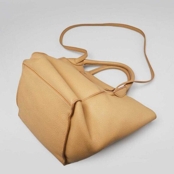 Celine Tan Pebbled Leather Long Strap Small Big Bag - Picture 2 of 11